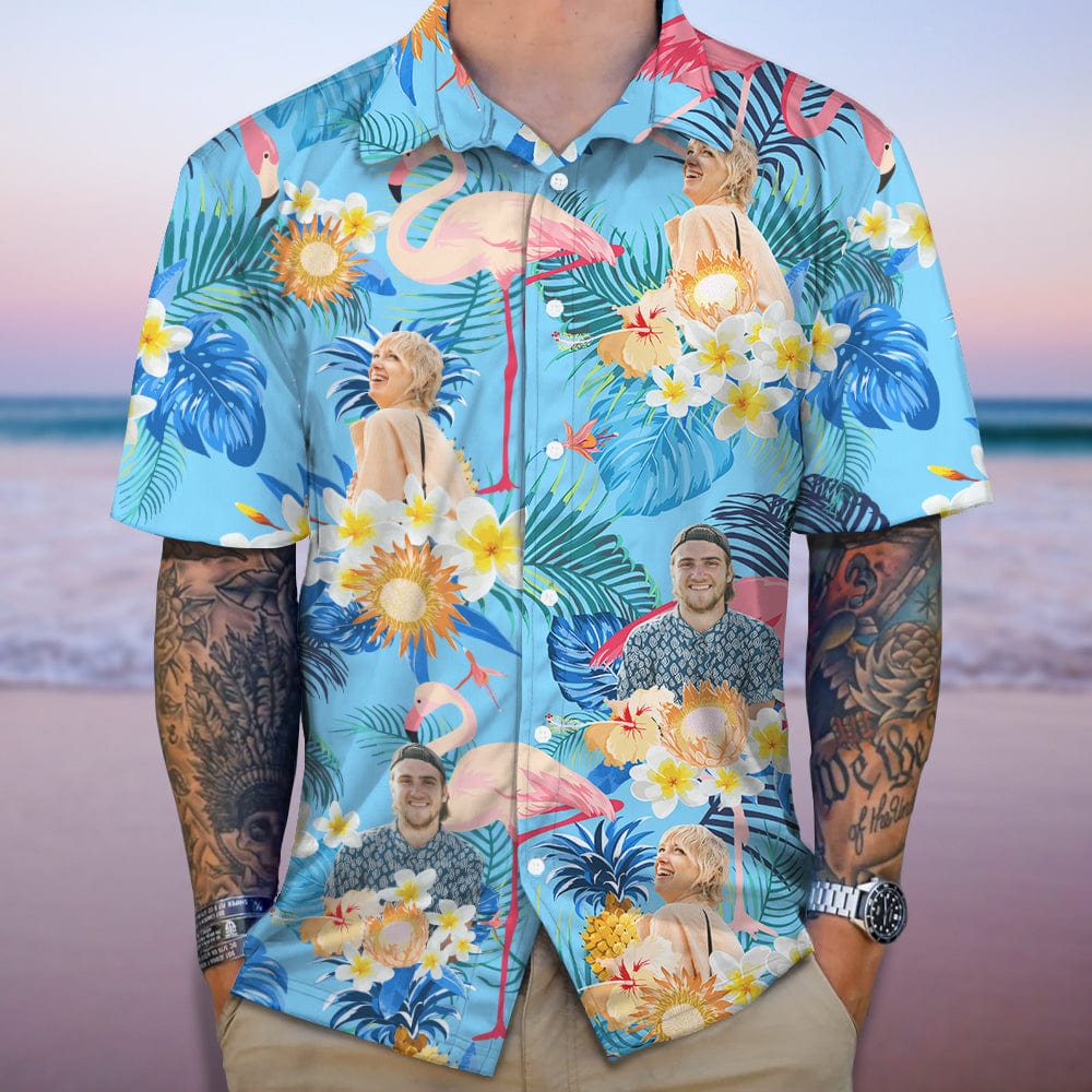 Custom Funny Human Photo Aloha Hawaii Shirt N304 890250 - Image 3