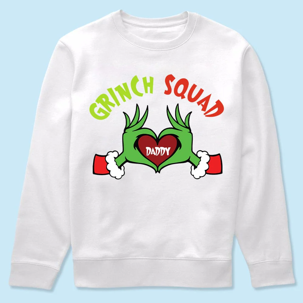 Custom Text Hand Heart Family Christmas Gift Bright Shirt HO82 893166 - Image 4