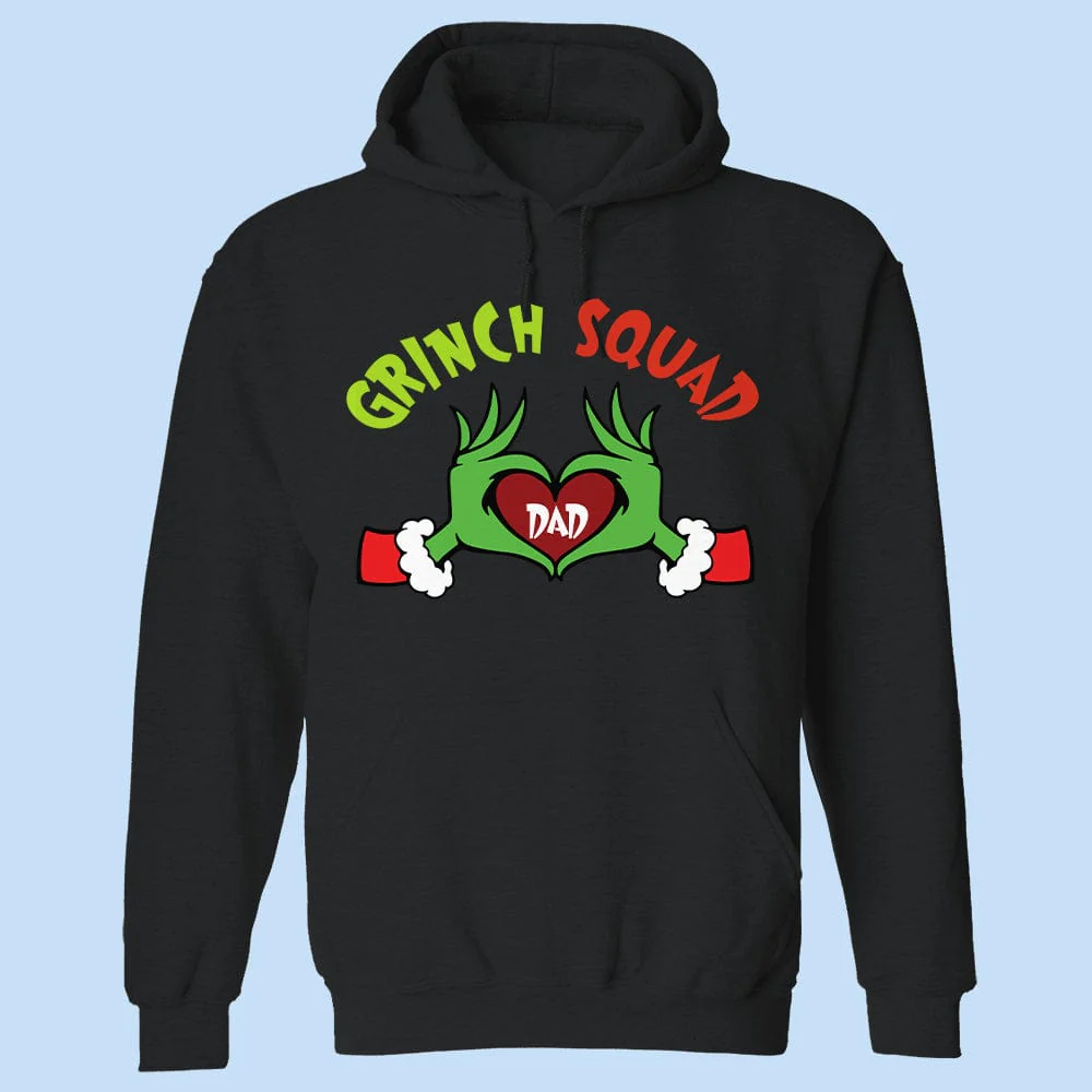 Custom Text Hand In Heart Family Christmas Gift Dark Shirt HO82 893168 - Image 5