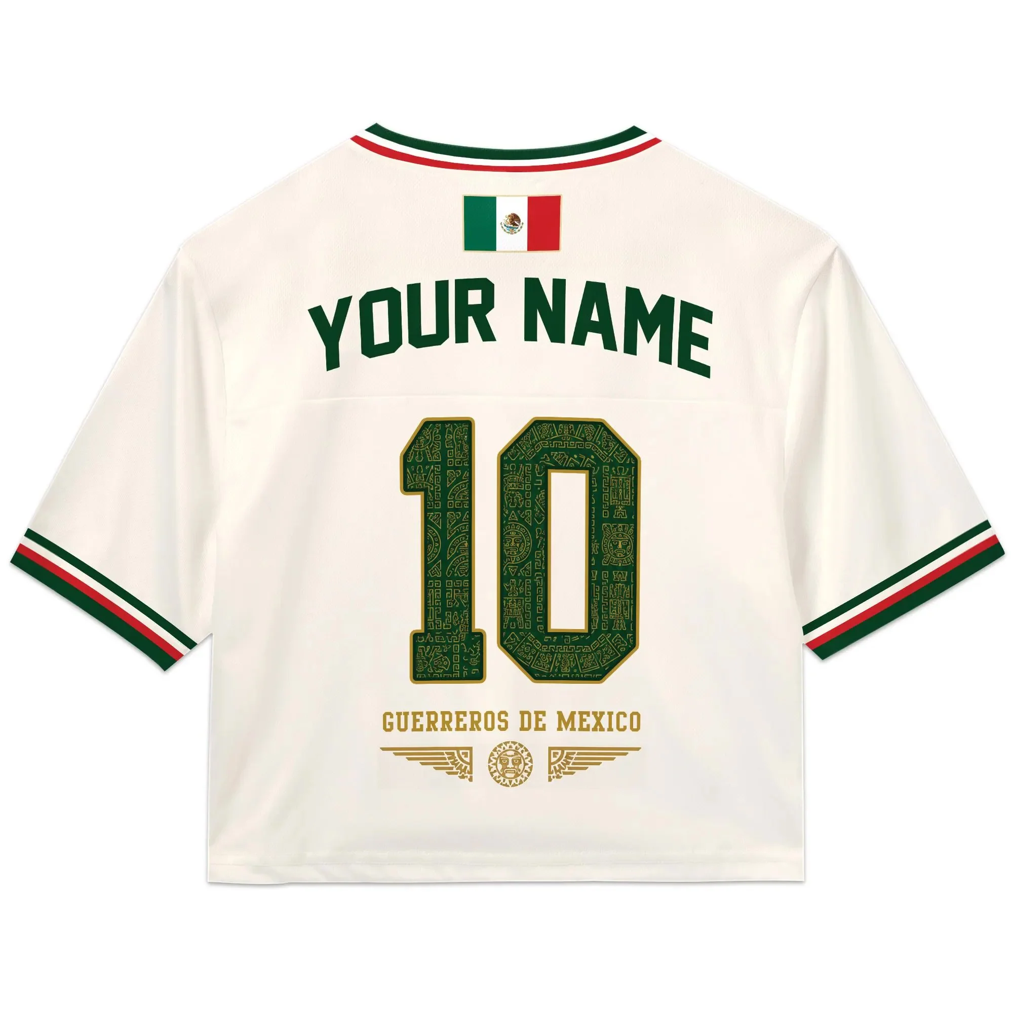 Custom Mexico Soccer Fitted Crop Top Jersey, Mexico Jersey Crop Tee, Game Day Shirt HO82 903004 - Image 11