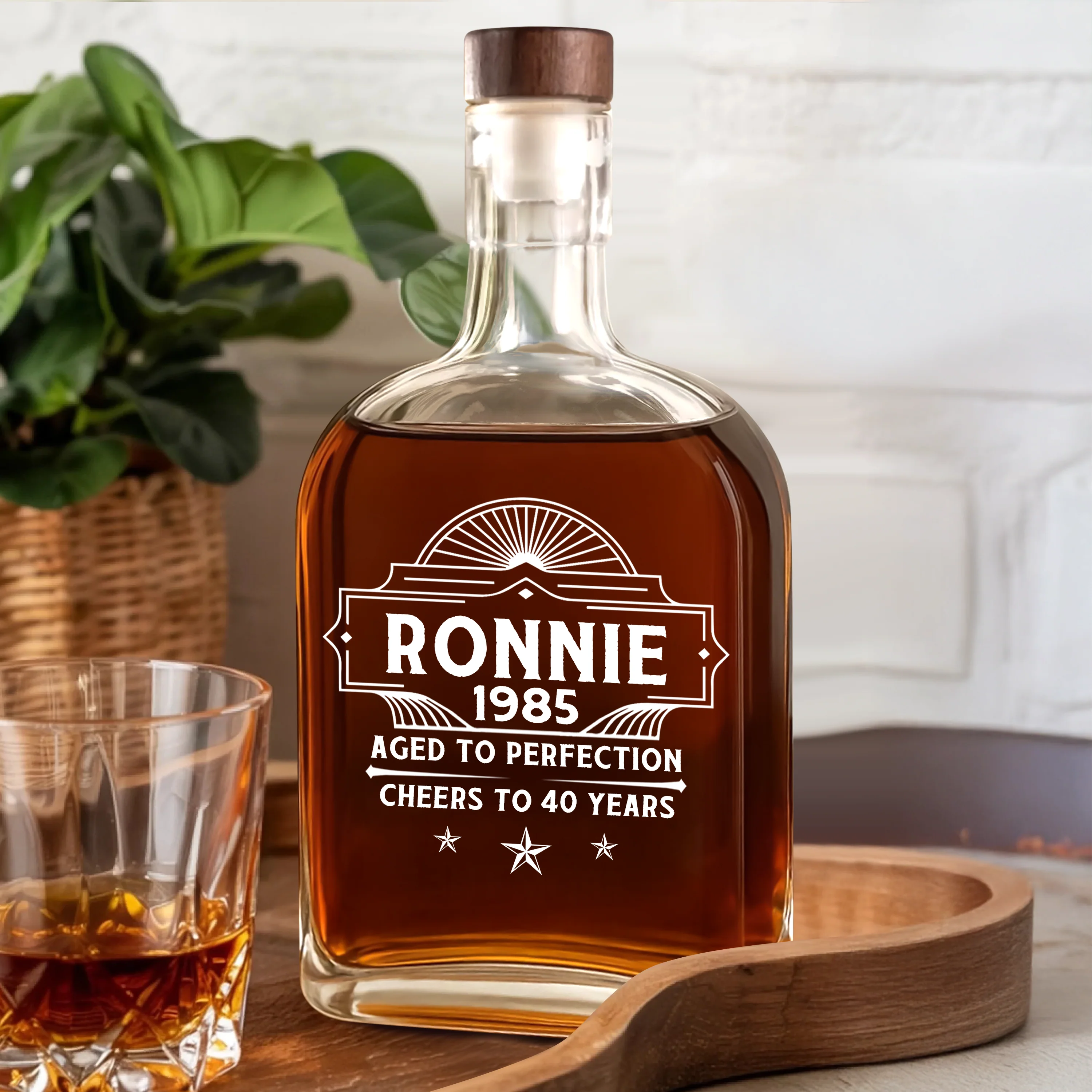 Custom Name Aged To Perfection Family Whiskey Bottle HO82 894064 - Image 6