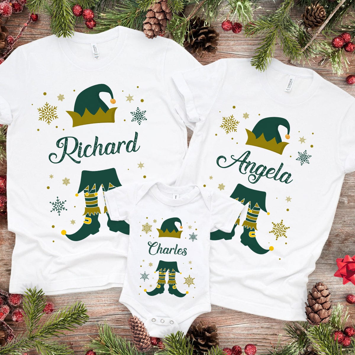 Custom Name Christmas Elves Family Gift Bright Shirt HO82 893032 - Image 4