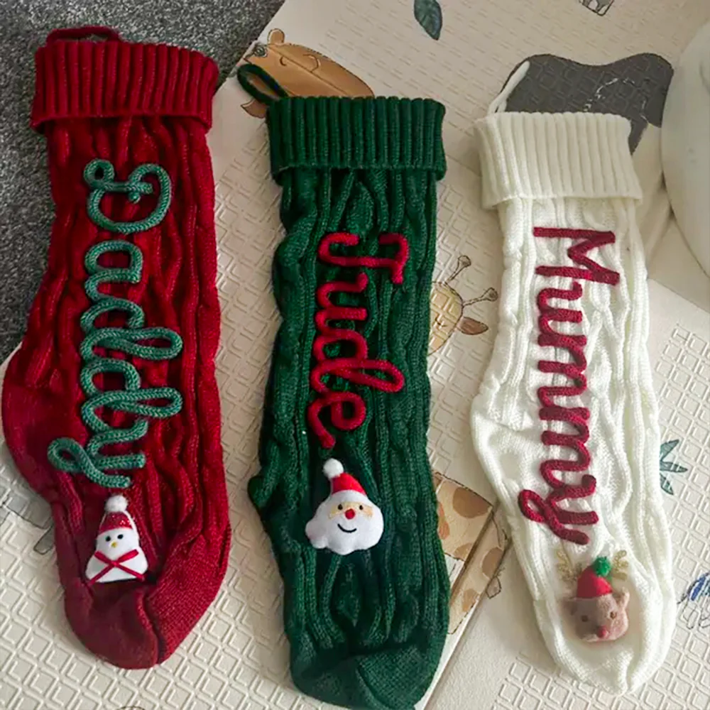 Custom Name Christmas Personalized Christmas Stocking Personalized Gift HO82 900438 - Image 3
