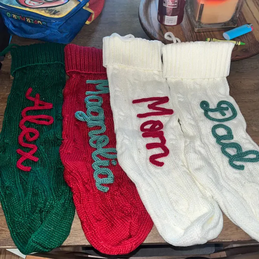Custom Name Christmas Personalized Christmas Stocking Personalized Gift HO82 900438 - Image 4