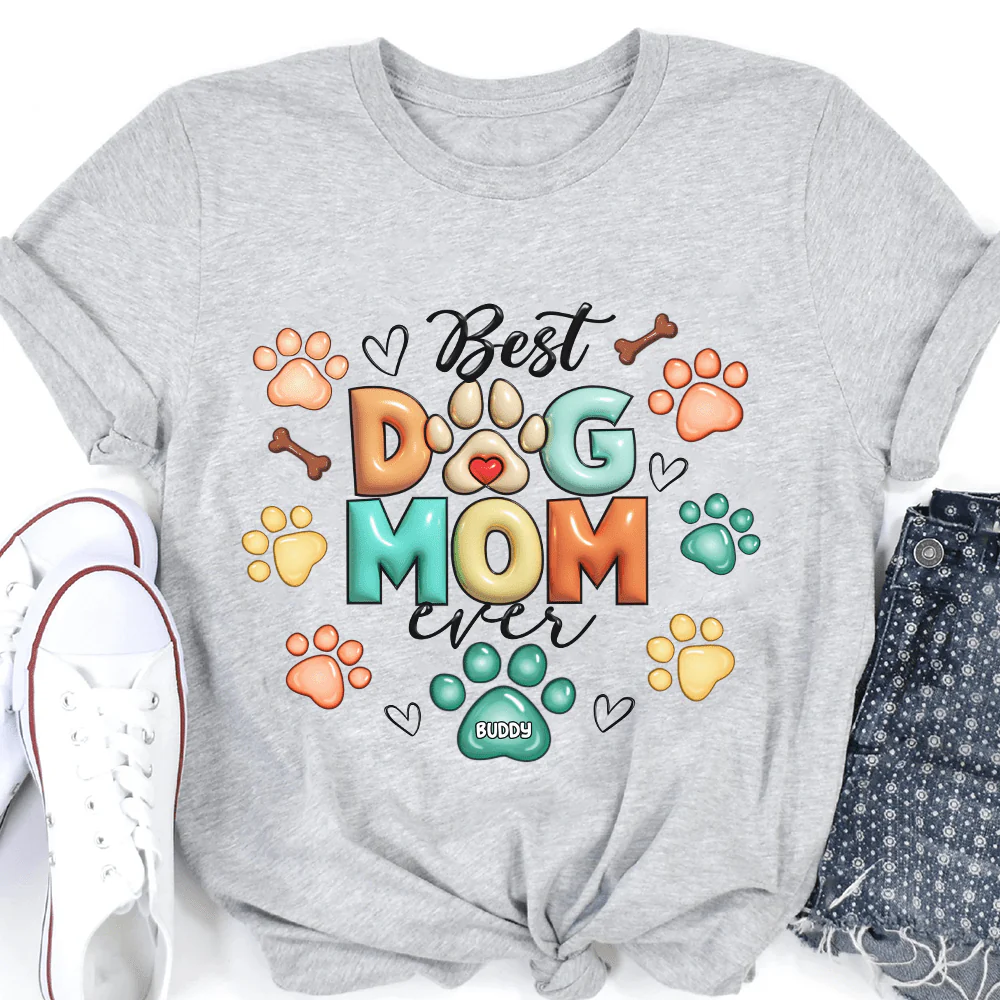 Custom Name Dog & Cat With Inflated Effect Shirt Personalized Gift DA199 890032 - Image 4