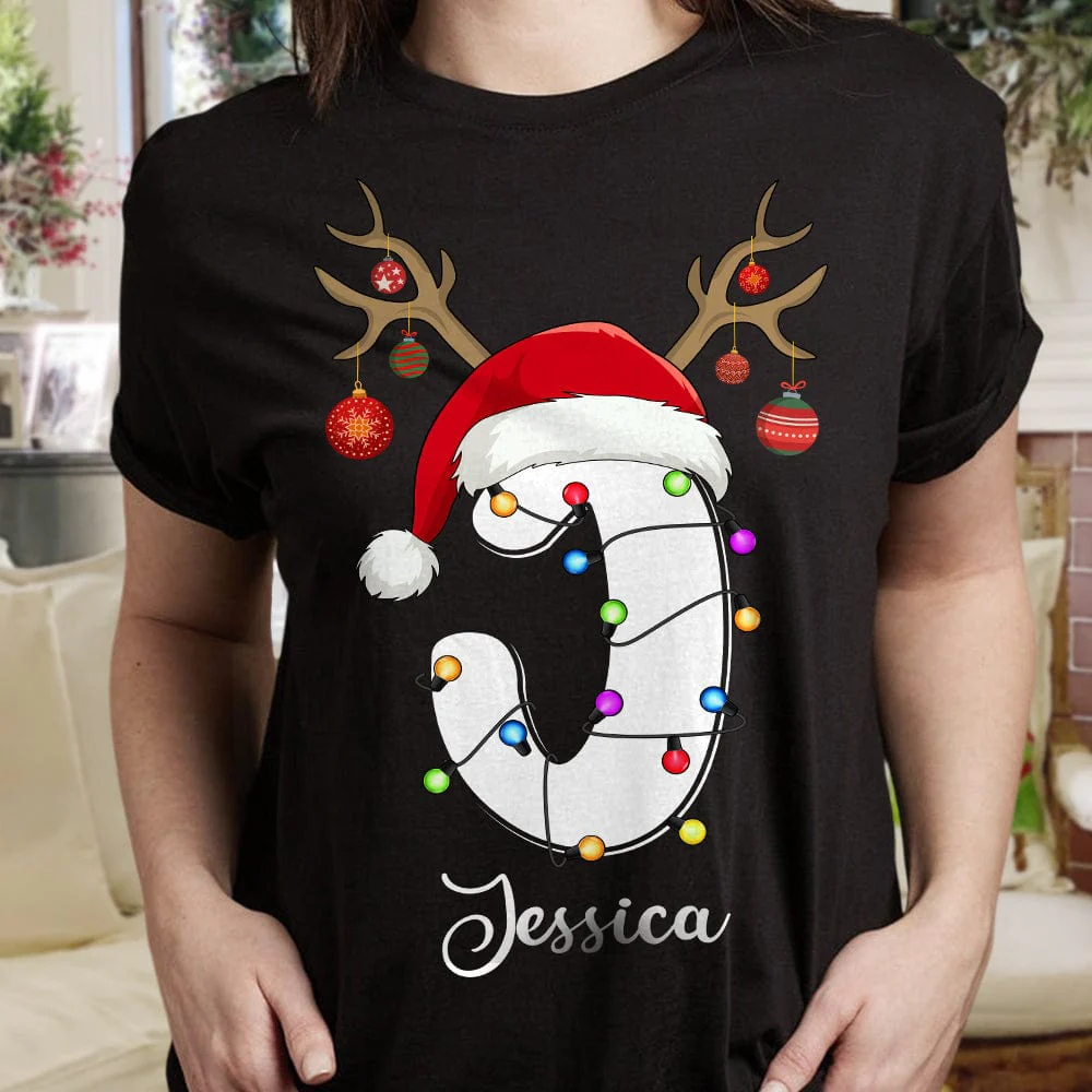 Custom Name Family Monogrammed Christmas Dark Shirt HO82 893034 - Image 7