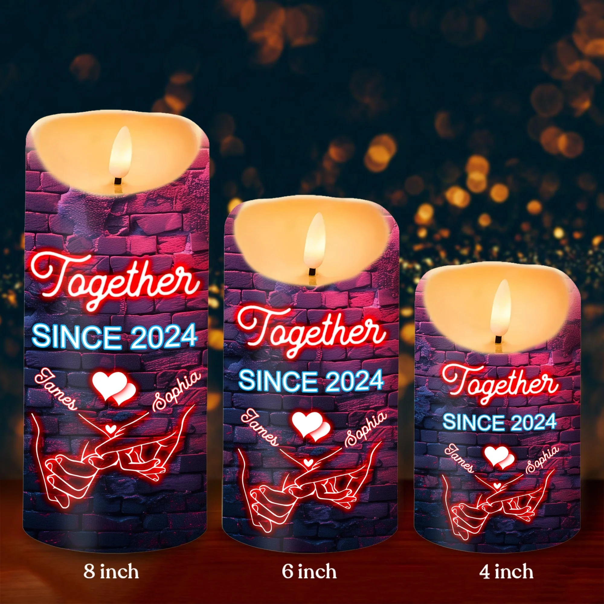 Custom Name I Met You I Liked You For Couple Husband Wife LED Candle HO82 893442 - Image 5