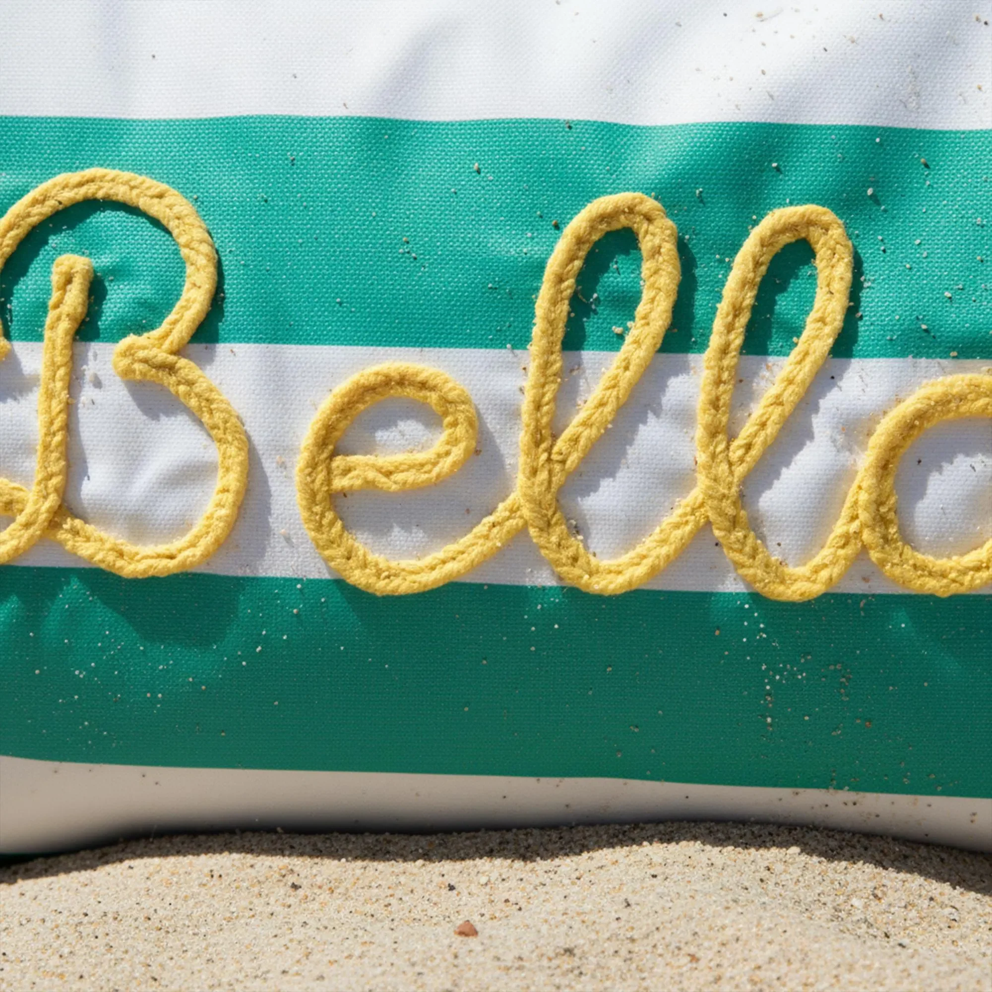 Custom Name Stripe Beach Tote Bag With Zipper - Summer Gift For Women, Mother's Day, Wife, Girlfriend HO82 902006 - Image 11