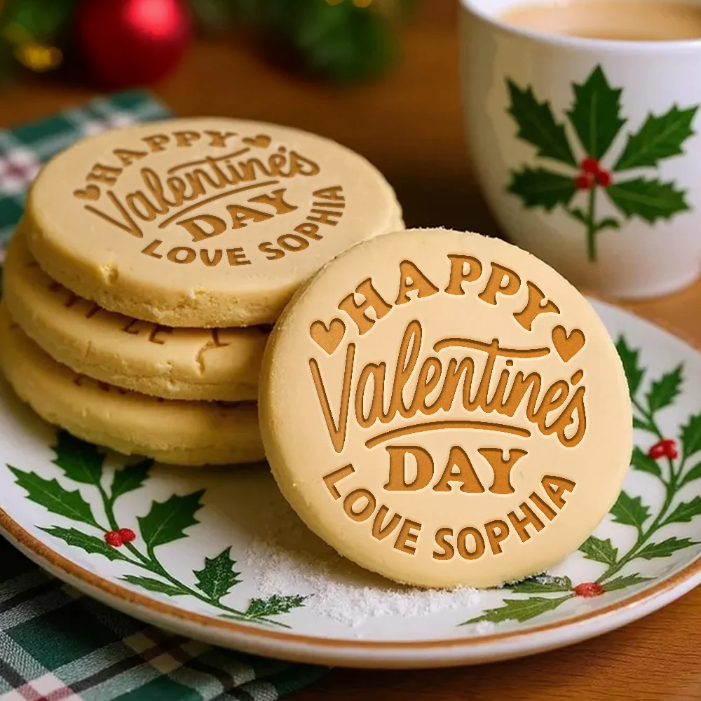 Custom Name Valentine's Day Cookie Stamp Gift For Couple HO82 900594