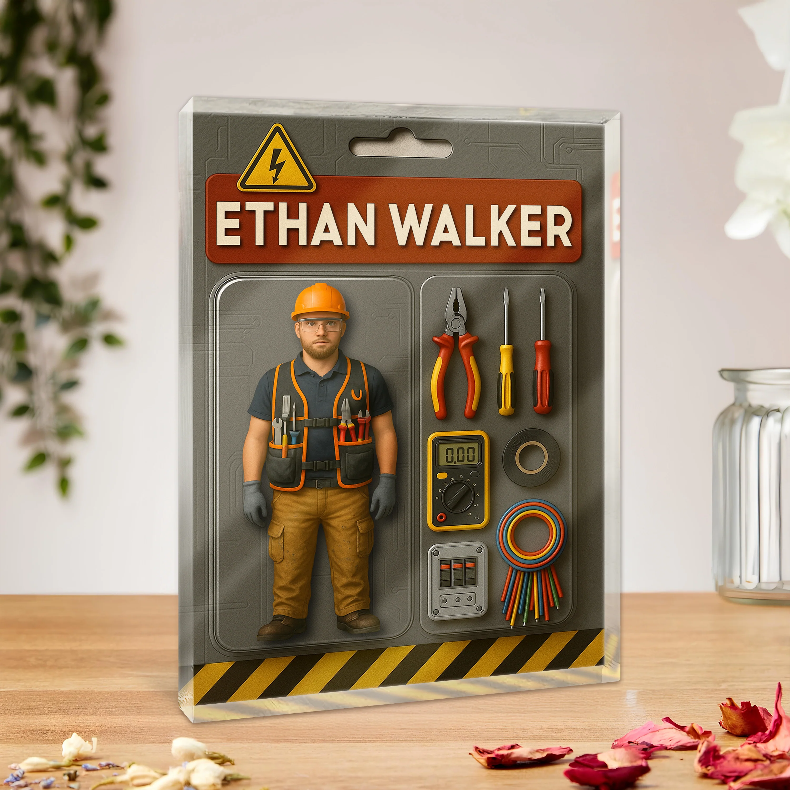 Custom Photo 3D Effect Mechanic Dad Acrylic Block Plaque, Unique Keepsake HO82 894220 - Image 8