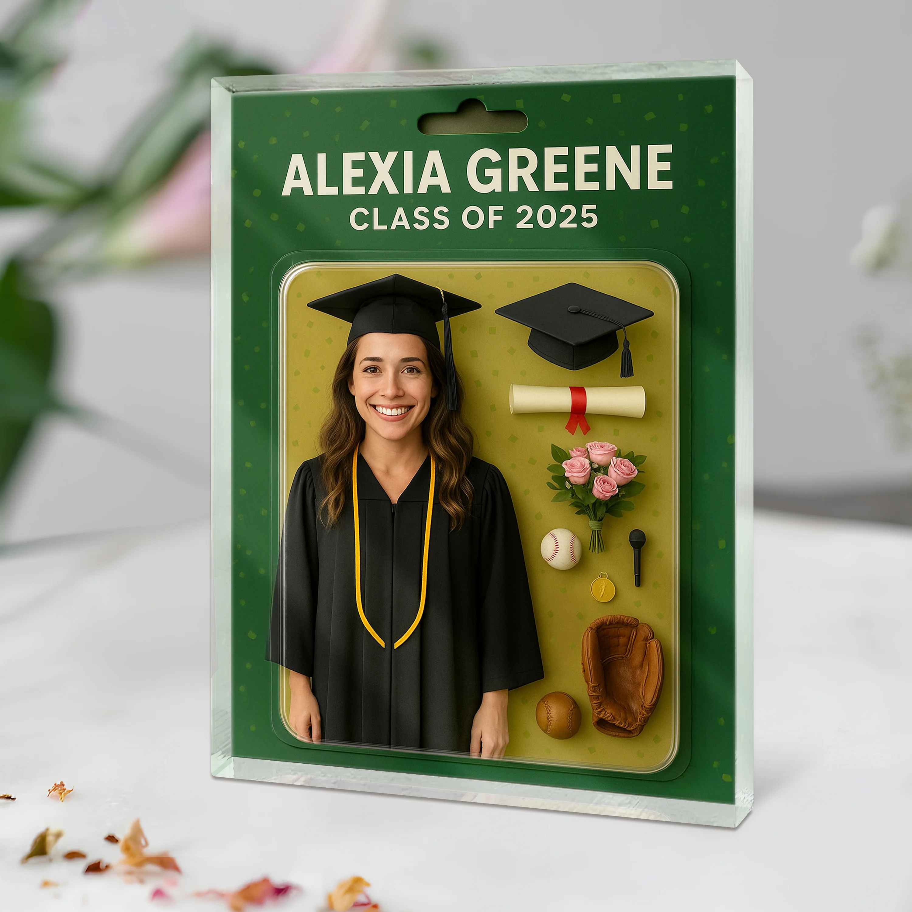 Custom Photo 3D Graduation Action Figure Acrylic Block Plaque, Unique Keepsake, Graduation Gift HO82 893902 - Image 2