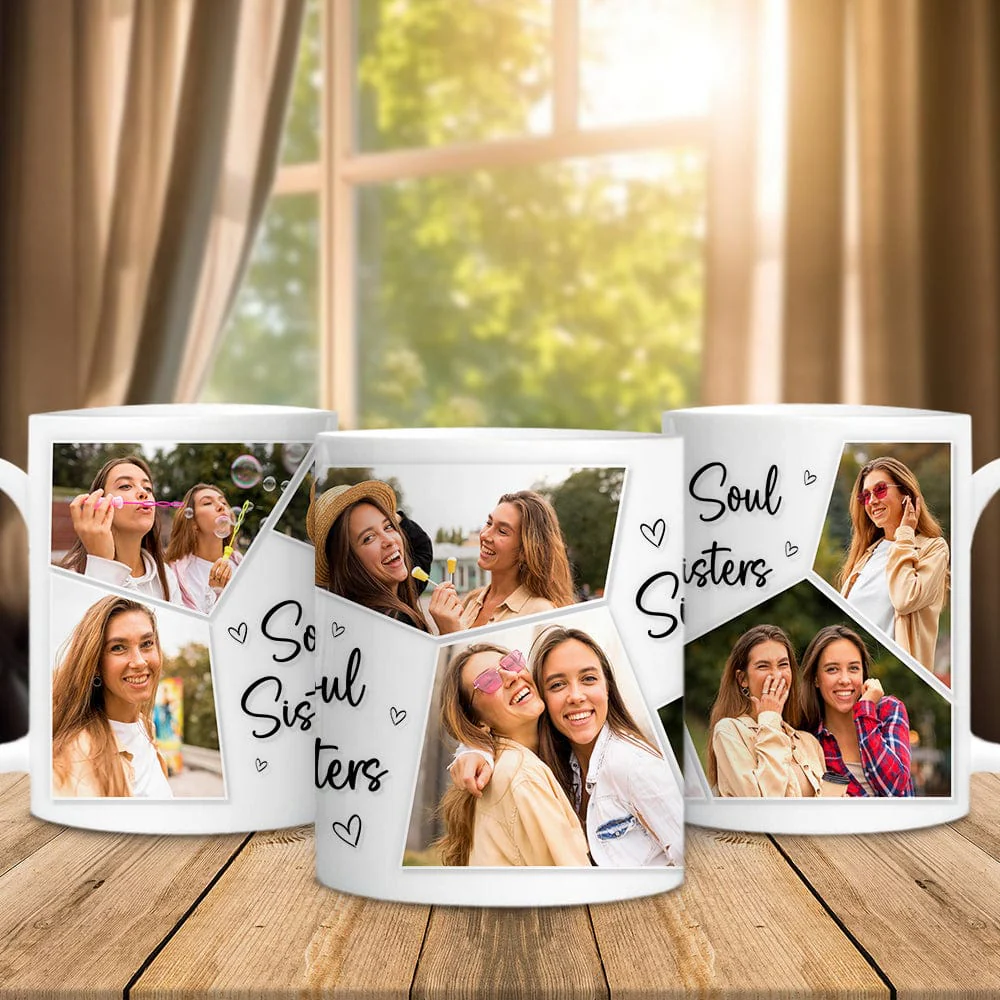 Custom Photo A Sister Is A Forever Gift Of Love Family Mug N304 890000 - Image 3