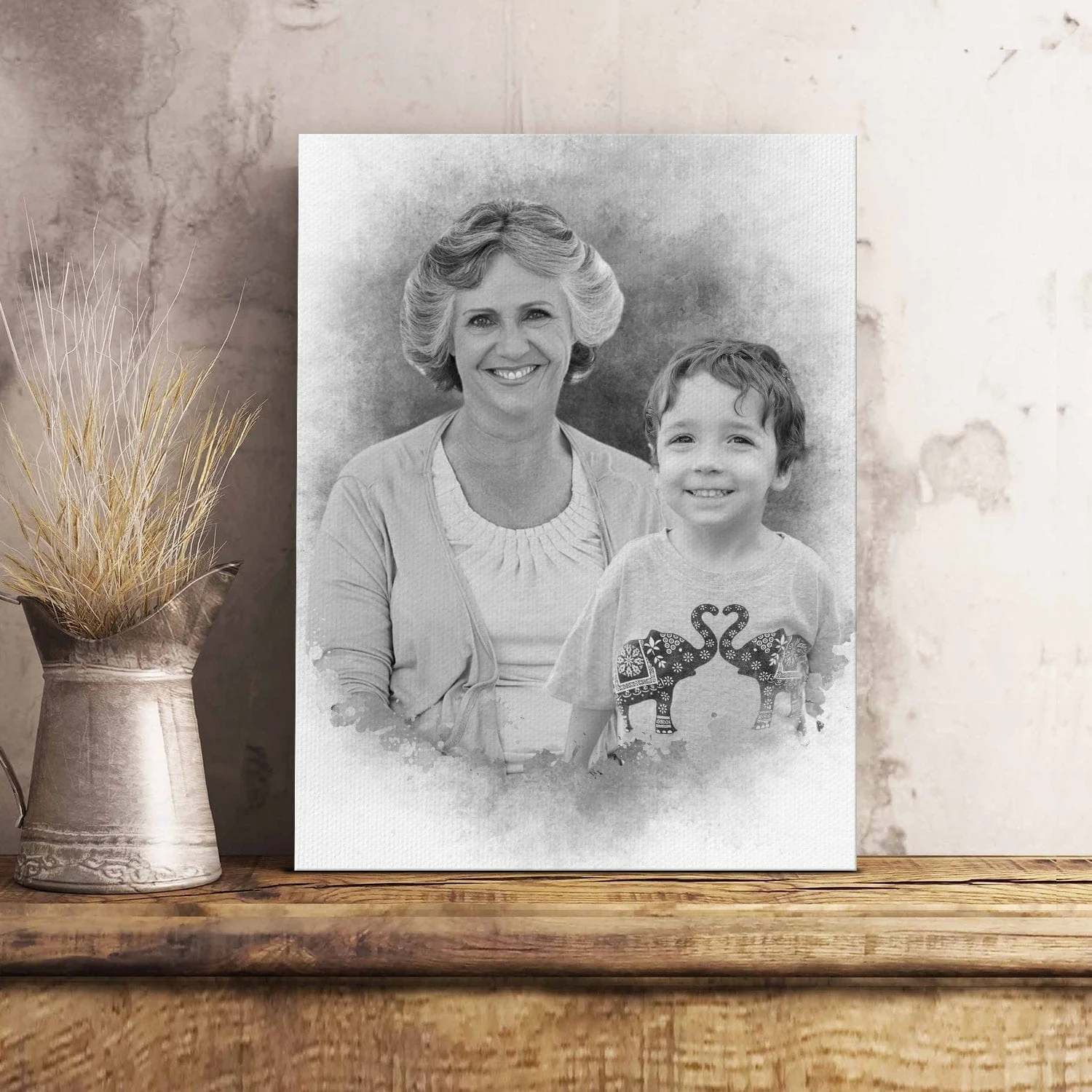 Custom Photo Add Deceased Loved One Memorial Family Poster N304 890470 - Image 2