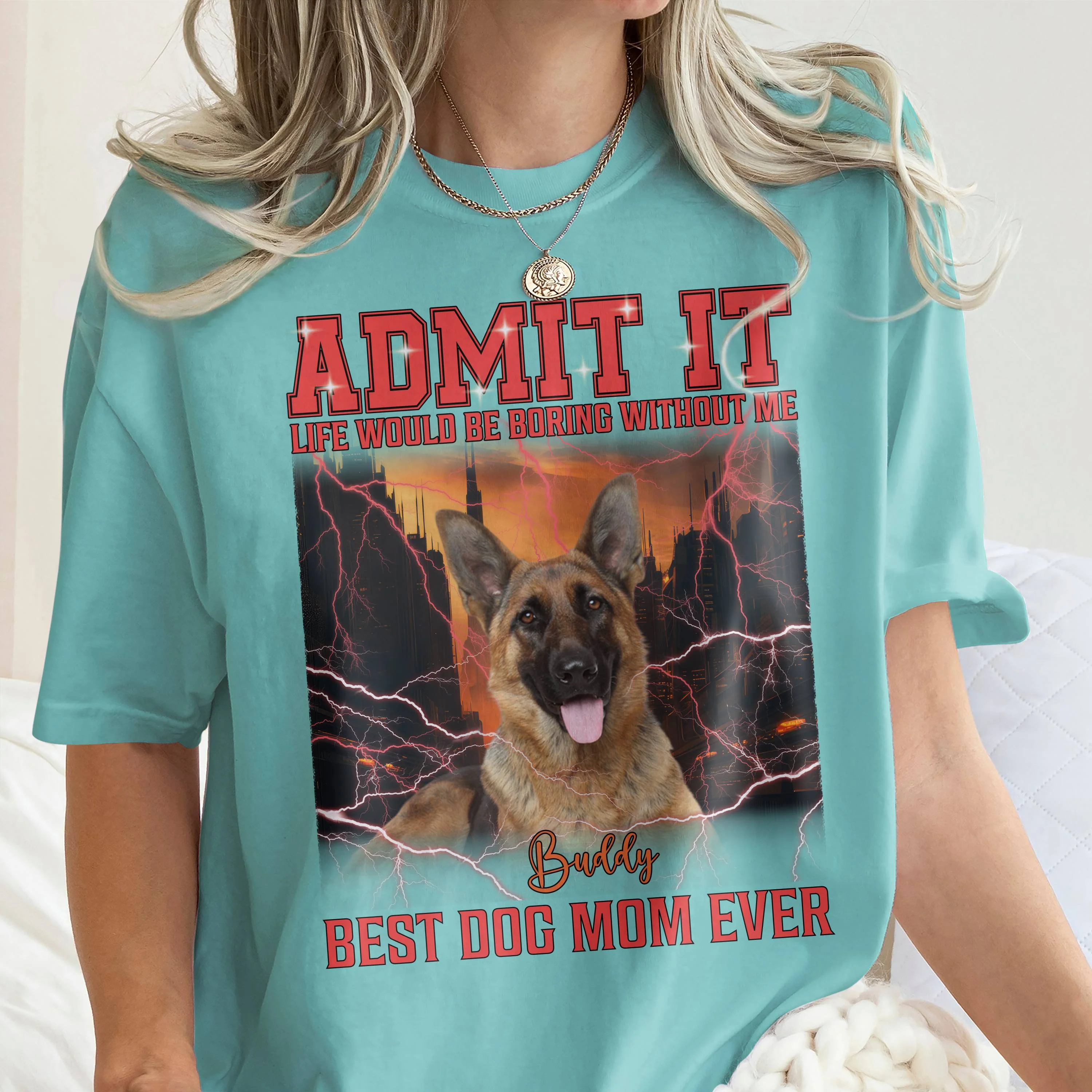 Custom Photo Admit It Life Would Be Boring Without Us Dog Cat Retro Style Comfort Shirt HO82 894890 - Image 3
