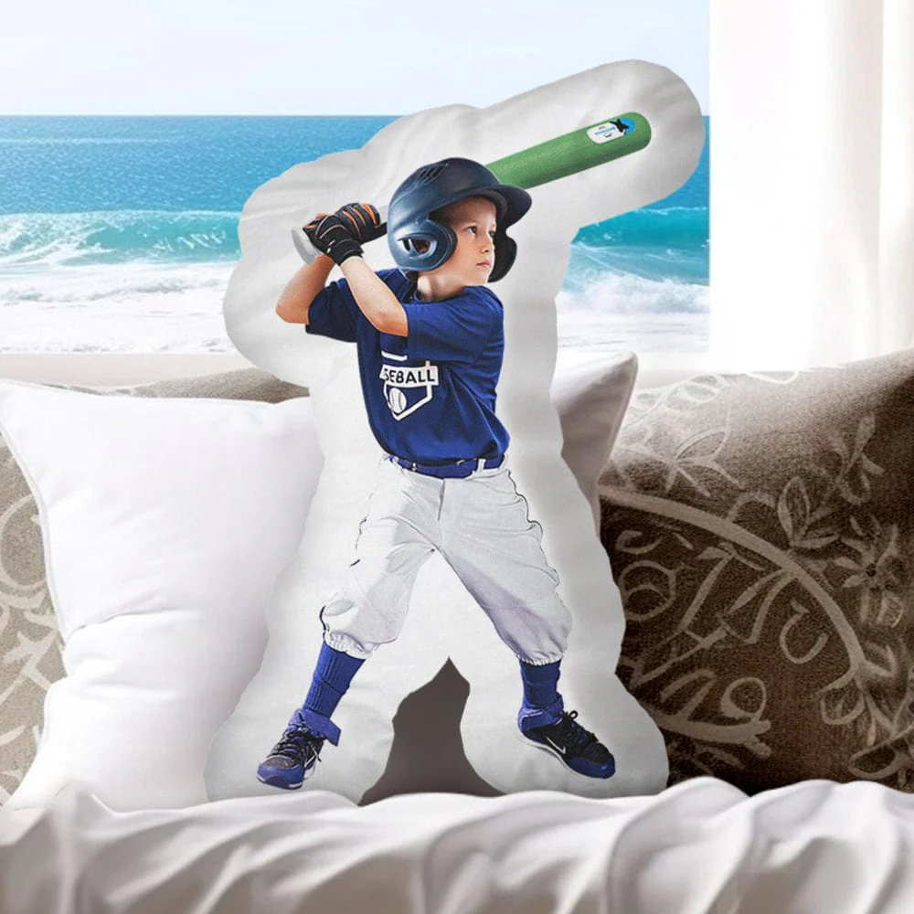 Custom Photo Baseball Boys Girls Gifts For Son Daughter Grandkids Custom Shaped Pillow HO82 891238 - Image 3