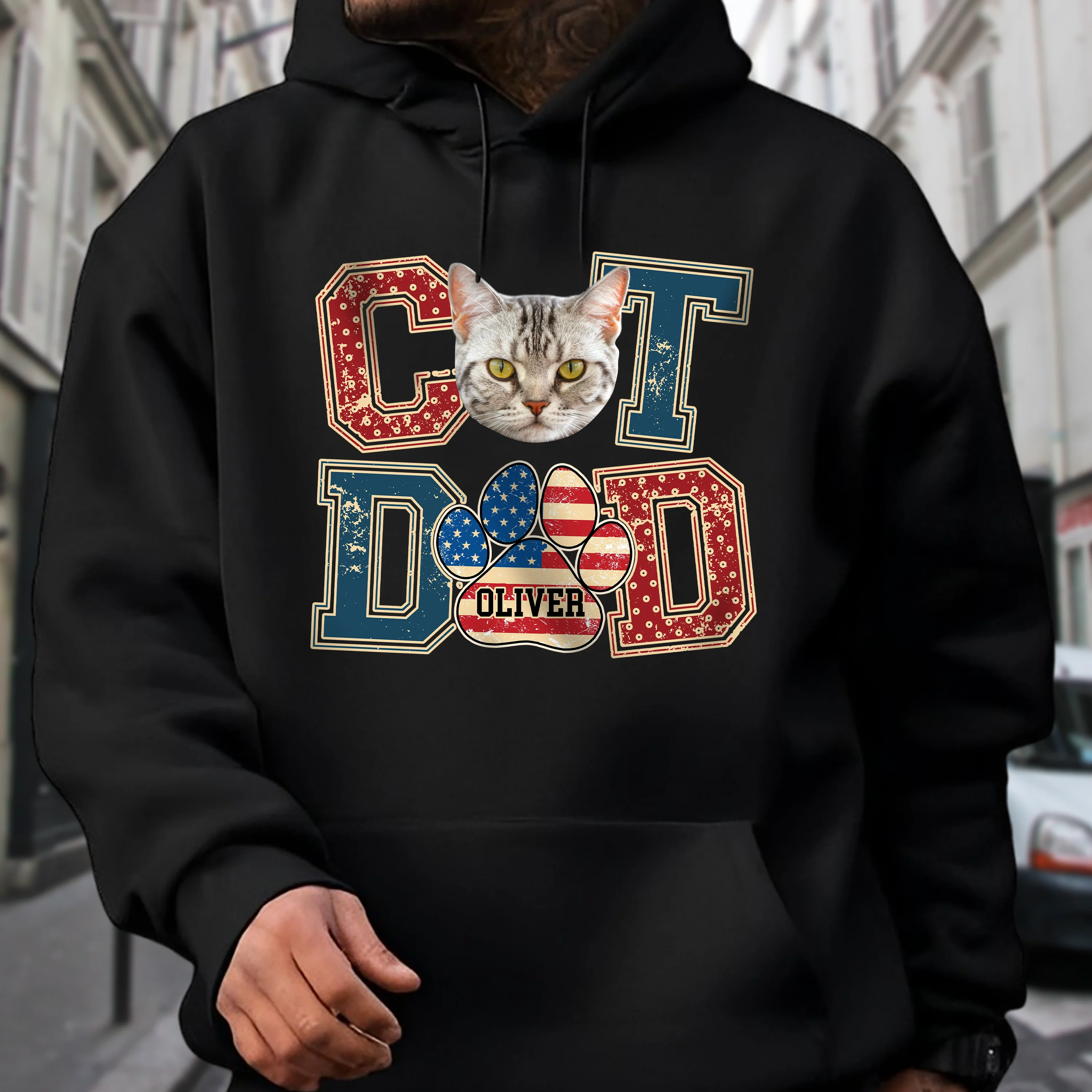 Custom Photo Best Cat Dad Shirt Gift For Father's Day, Cat Owners, Cat Lovers HO82 894040 - Image 5