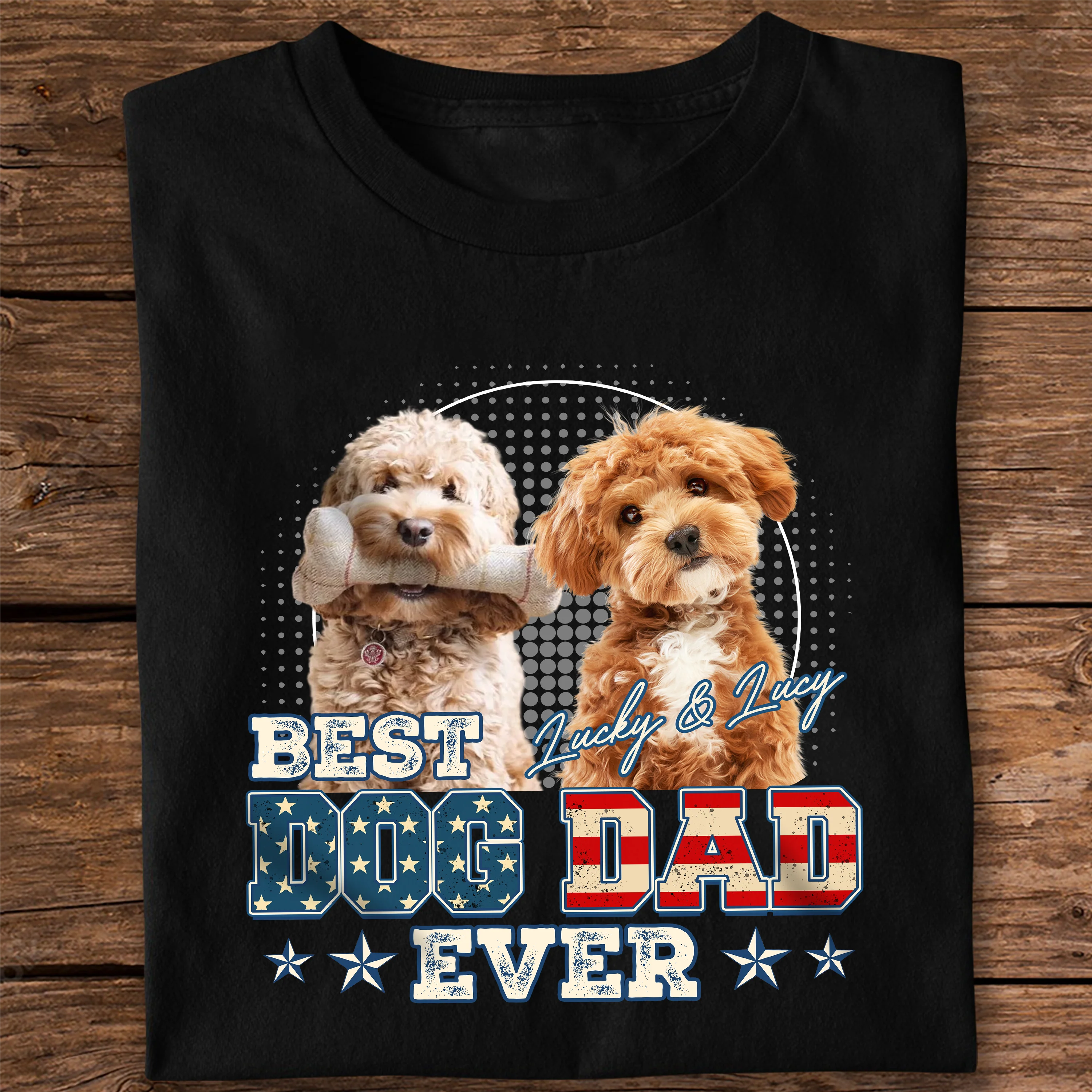 Custom Photo Best Dog Dad Ever Dog Shirt Gift For Dad HO82 893928 - Image 5