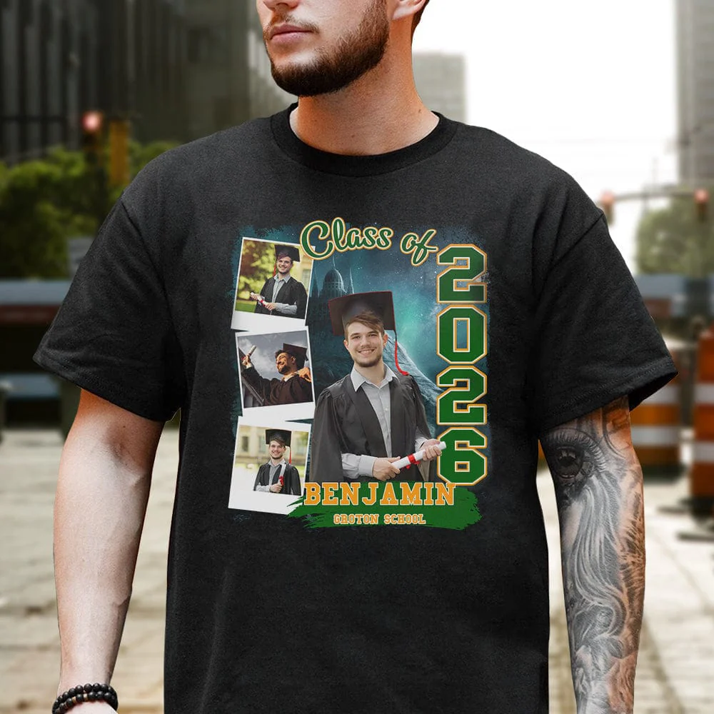 Custom Photo Build Your Own 2025 Graduation Dark Shirt N304 890100 - Image 11