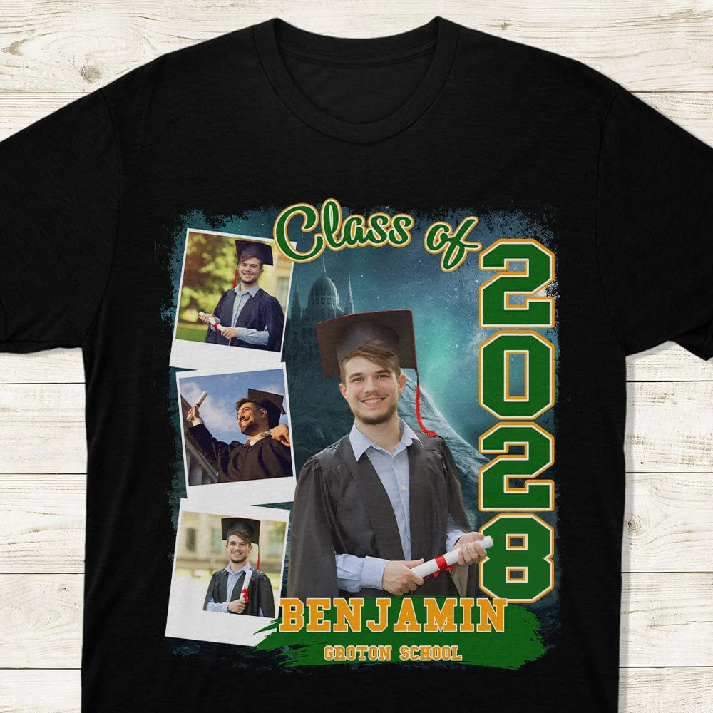 Custom Photo Build Your Own 2025 Graduation Dark Shirt N304 890100 - Image 12