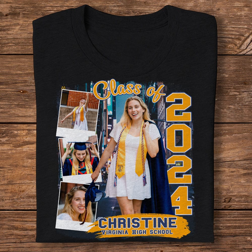 Custom Photo Build Your Own 2025 Graduation Dark Shirt N304 890096 - Image 7