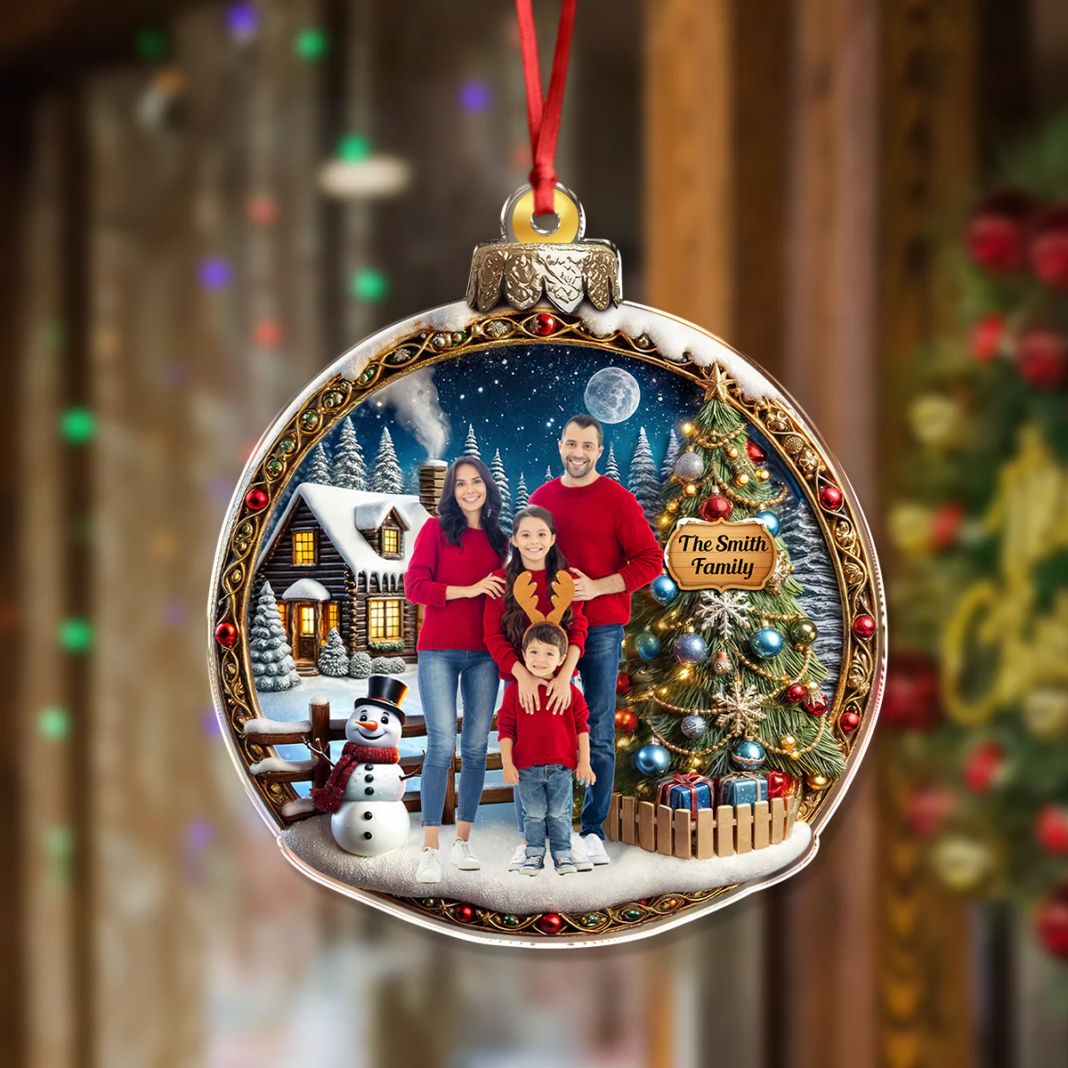 Custom Photo Celebrate The Season With Loved Ones Acrylic Ornament HO82 894596 - Image 8