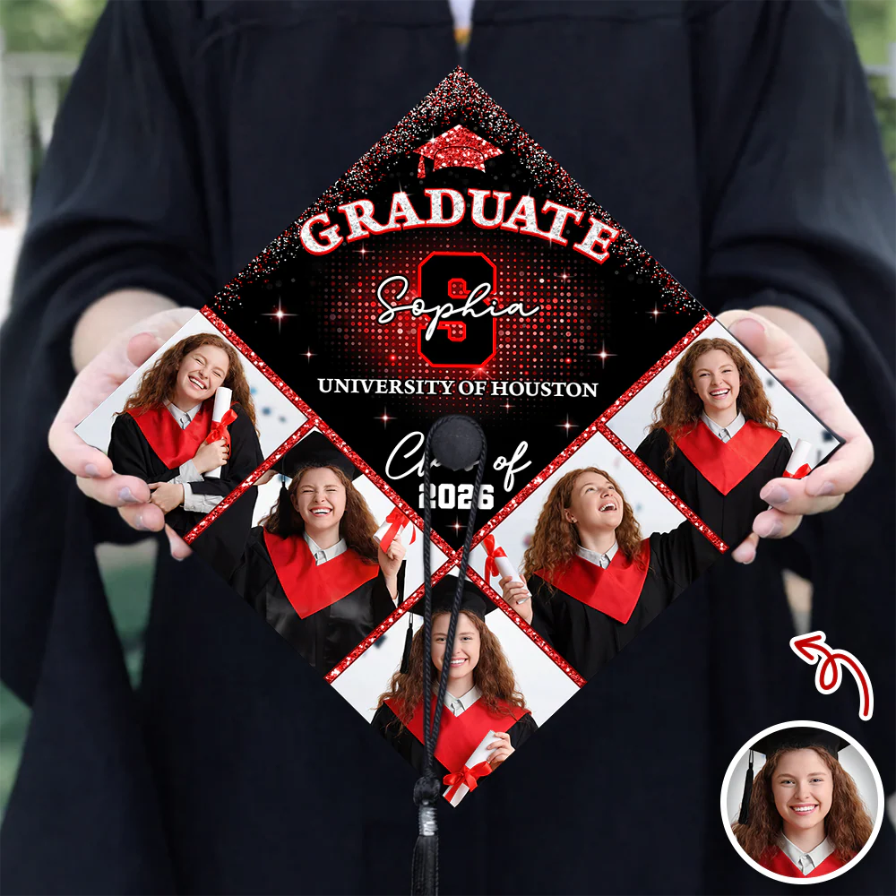Custom Photo Class Of 2026 Graduation Cap Topper - Graduation Decoration HO82 901570 - Image 7