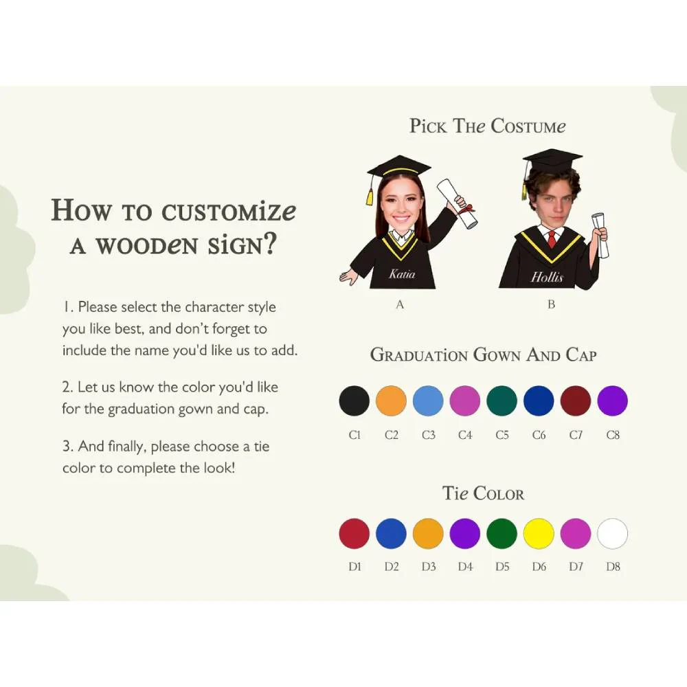 Custom Photo Class Of 2026 Graduation Lei, Senior Night Gift Lei, Ribbon Lei, Gift For Graduates HO82 901526 - Image 4
