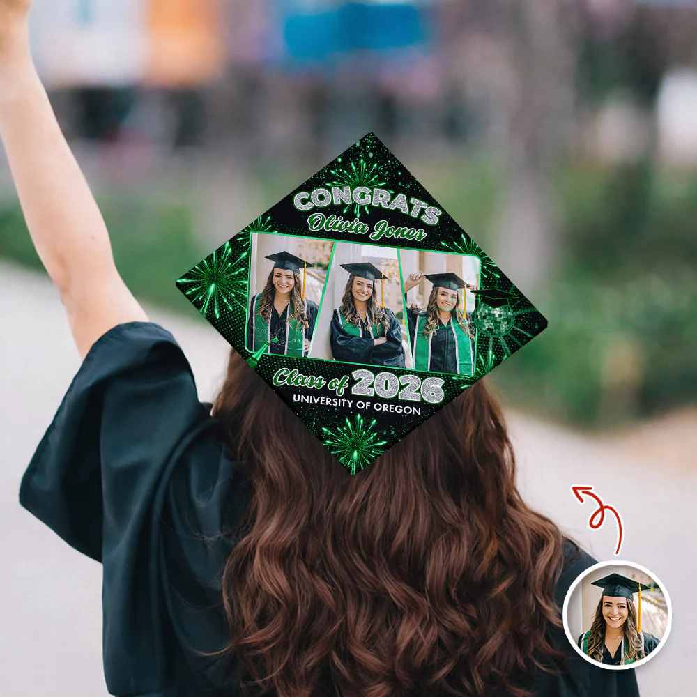 Custom Photo Class of 2026 Graduation Party Graduation Cap Topper HO82 901670 - Image 6