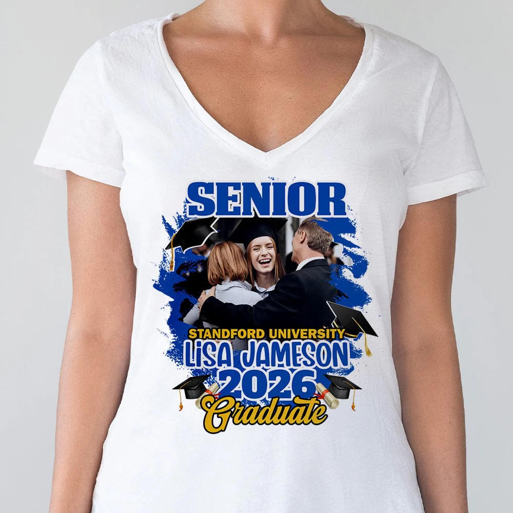 Custom Photo Congrats Senior Graduation Bright Shirt TA29 890106 - Image 15