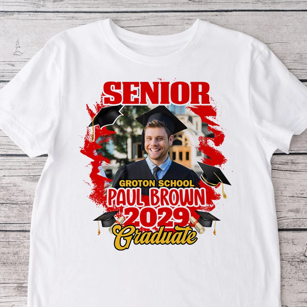 Custom Photo Congrats Senior Graduation Bright Shirt TA29 890106 - Image 32