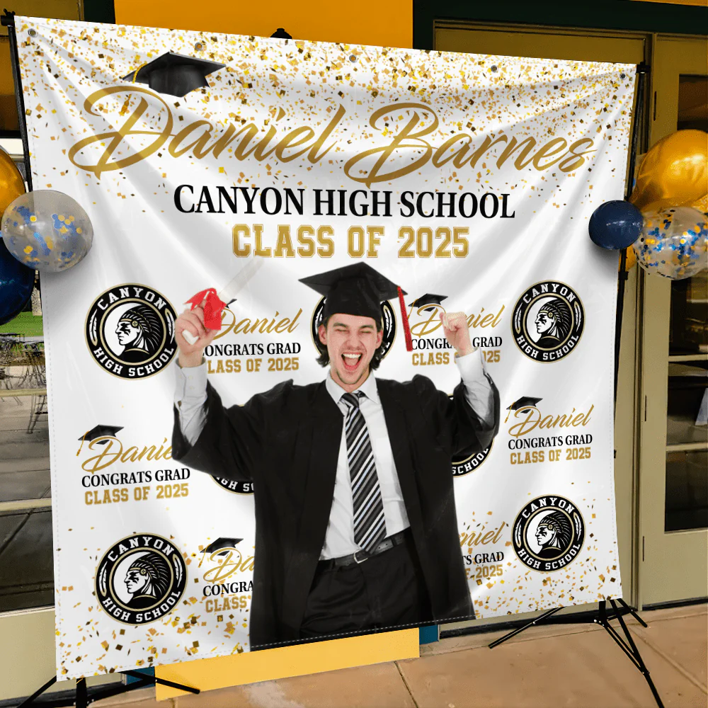 Custom Photo Congratulations Class Of 2026 Graduation Backdrop N369 890276 - Image 5