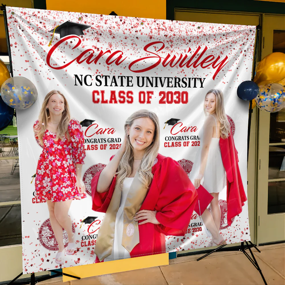 Custom Photo Congratulations Class Of 2026 Graduation Backdrop N369 890276 - Image 9