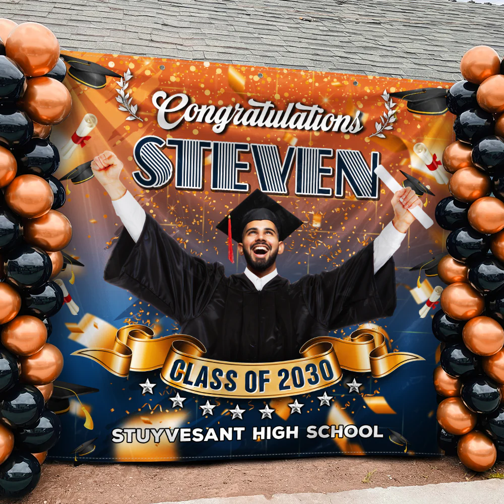Custom Photo Congrats Class Of 2026 Graduation Backdrop N369 890318 - Image 5