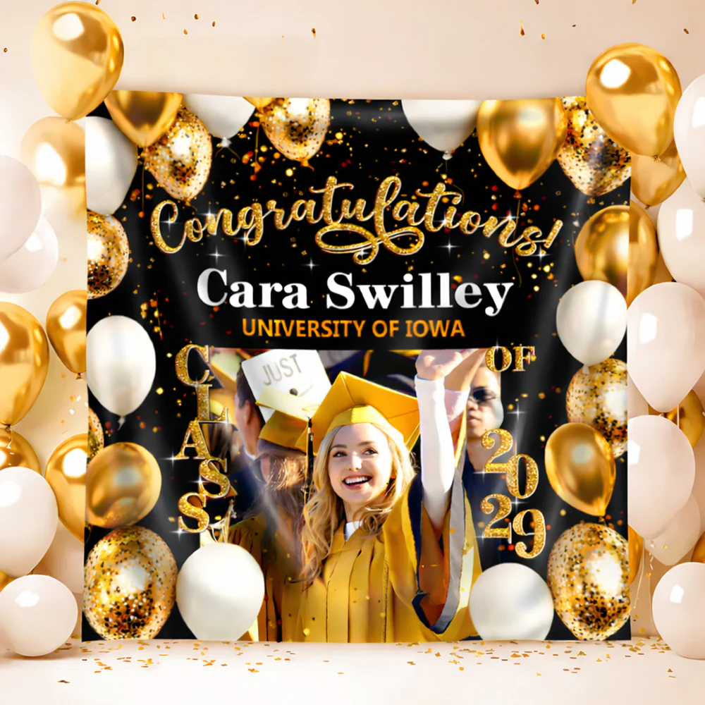 Custom Photo Congratulations Graduation 2026 Backdrop For Grad Party Decorations HO82 893470 - Image 8