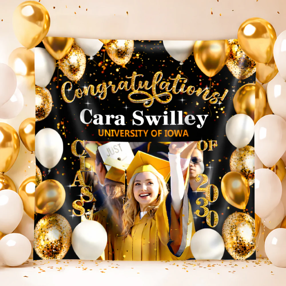 Custom Photo Congratulations Graduation 2026 Backdrop For Grad Party Decorations HO82 893470 - Image 9