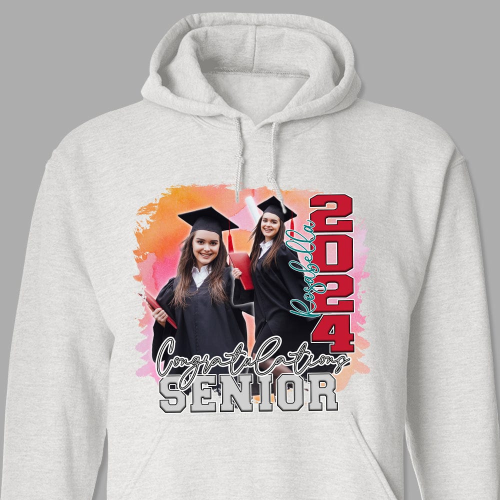 Custom Photo Congratulations Senior 2025 Graduation Bright Shirt T368 890122 - Image 41