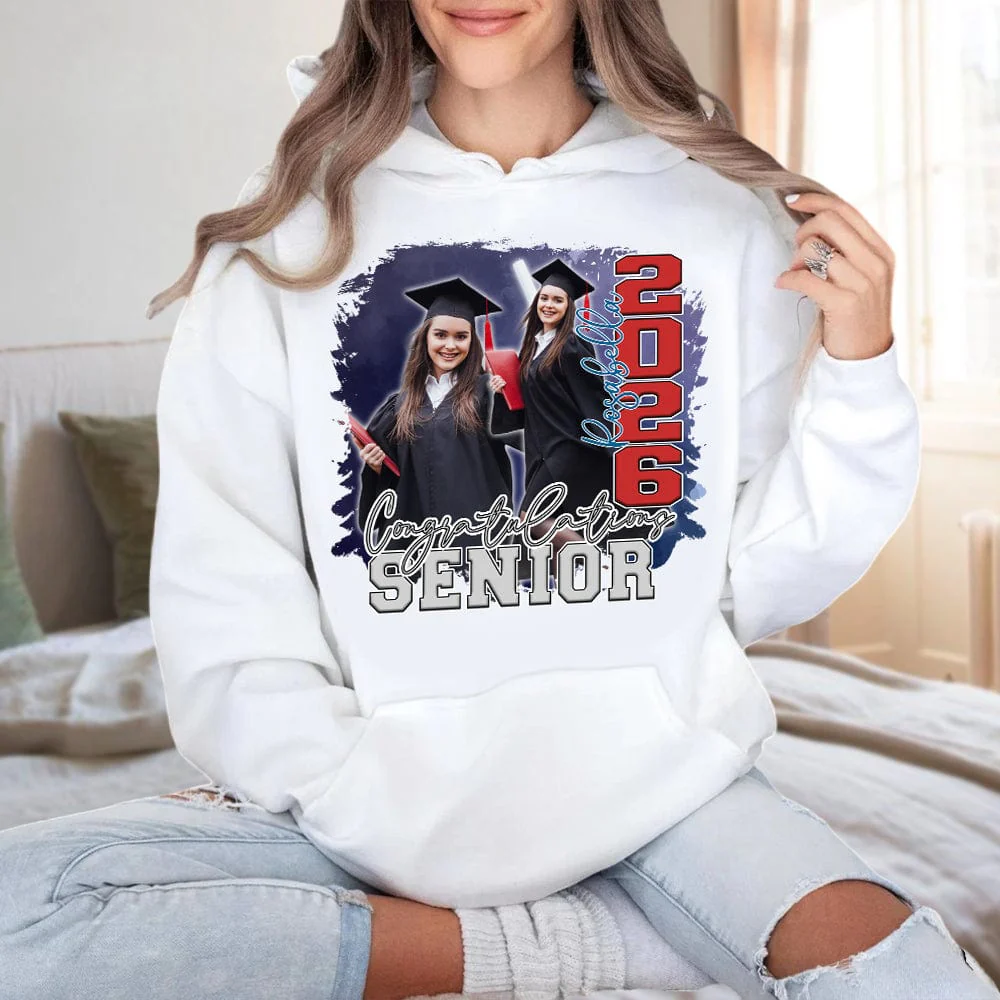 Custom Photo Congratulations Senior 2025 Graduation Bright Shirt T368 890122 - Image 9