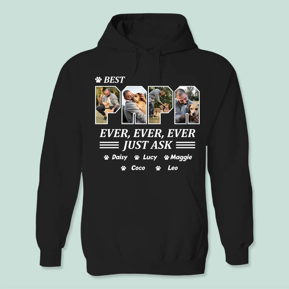 Custom Photo Dear Dad Dark Shirt TA29 889112 - Image 3