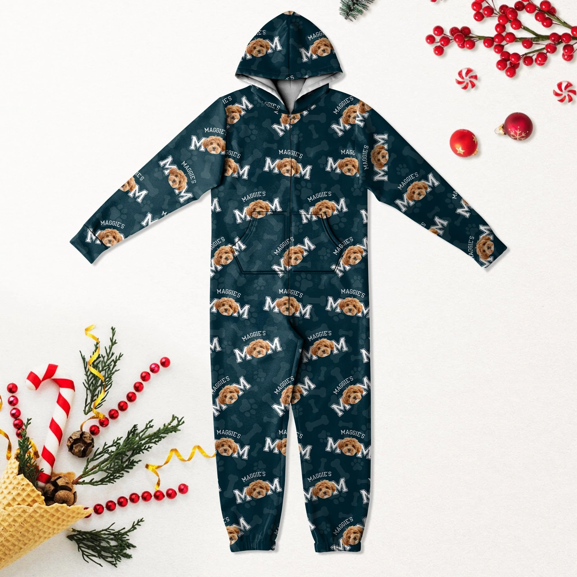 Custom Photo Dog Dad Dog Mom Onesie Pajamas For Dog Lovers HO82 893226 - Image 4
