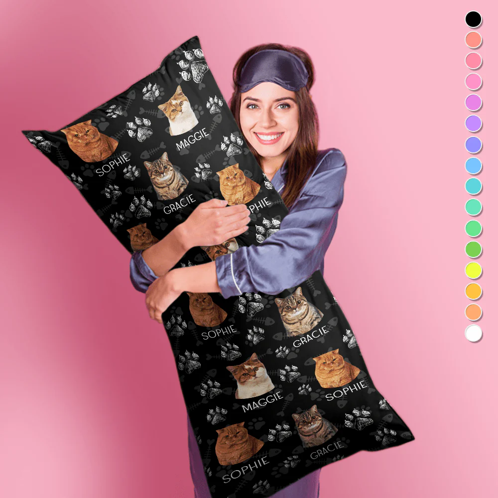 Custom Photo Dog Mom Cat Mom Rectangle Pillow Case TA29 890152 - Image 4