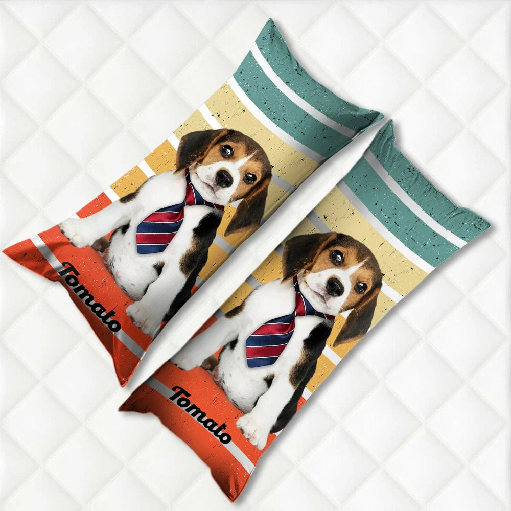 Custom Photo Dog Portrait Rectangle Pillow Case TA29 890148 - Image 3