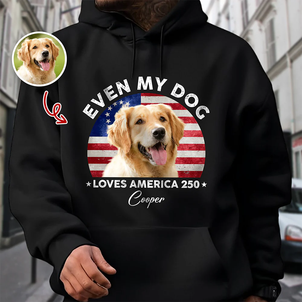 Custom Photo Even My Dogs Love US 250 Dark Shirt HO82 894718 - Image 6