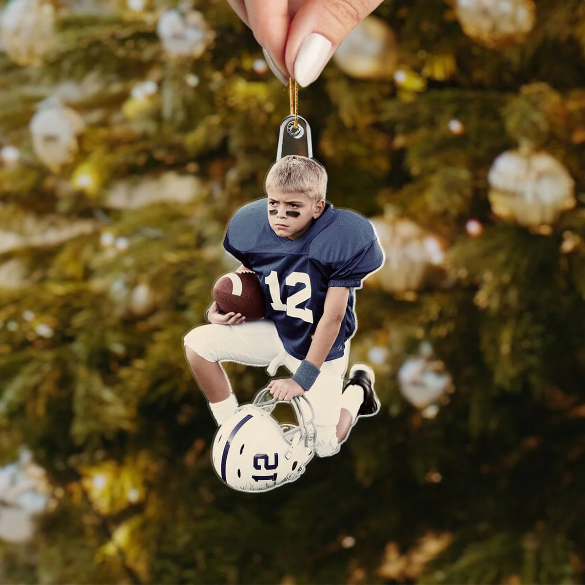 Custom Photo For Football Lovers Acrylic Ornament N304 889754 - Image 3