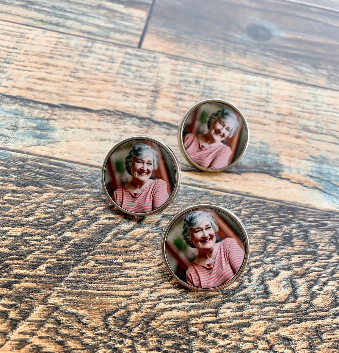 Custom Photo Forever In My Heart Memorial Lapel Pin - Gift for Loss of Loved Ones, In Loving Memory, Family Memorial Gifts HO82 901756 - Image 5