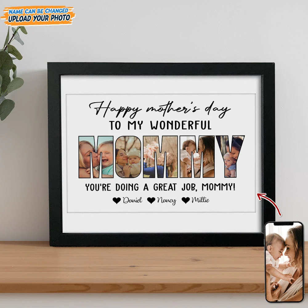 Custom Photo Happy 1st Mother's Day Mummy Picture Frame N304 889148 - Image 4
