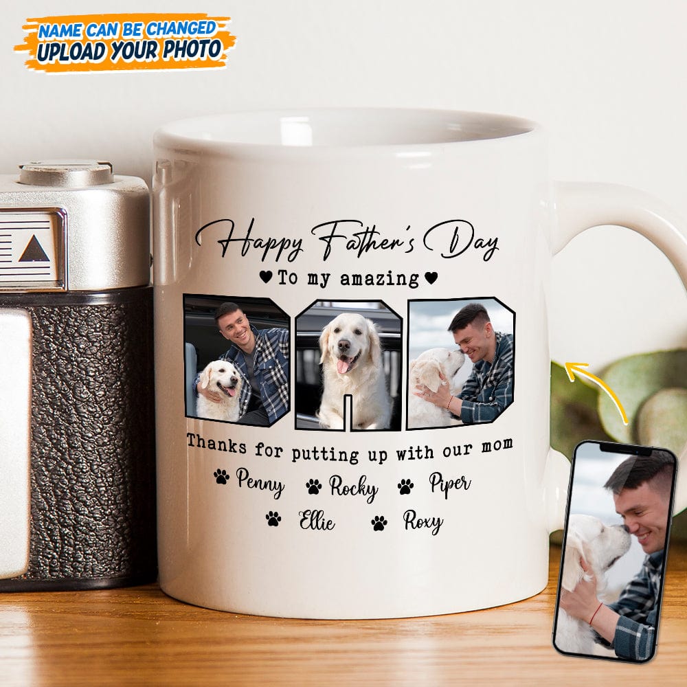 Custom Photo Happy Father's Day To My Amazing Dad Mug TA29 889256 - Image 2
