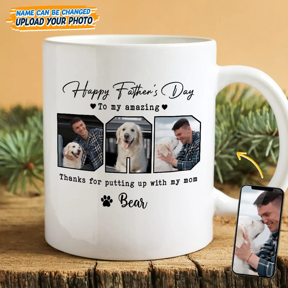Custom Photo Happy Father's Day To My Amazing Dad Mug TA29 889256 - Image 4