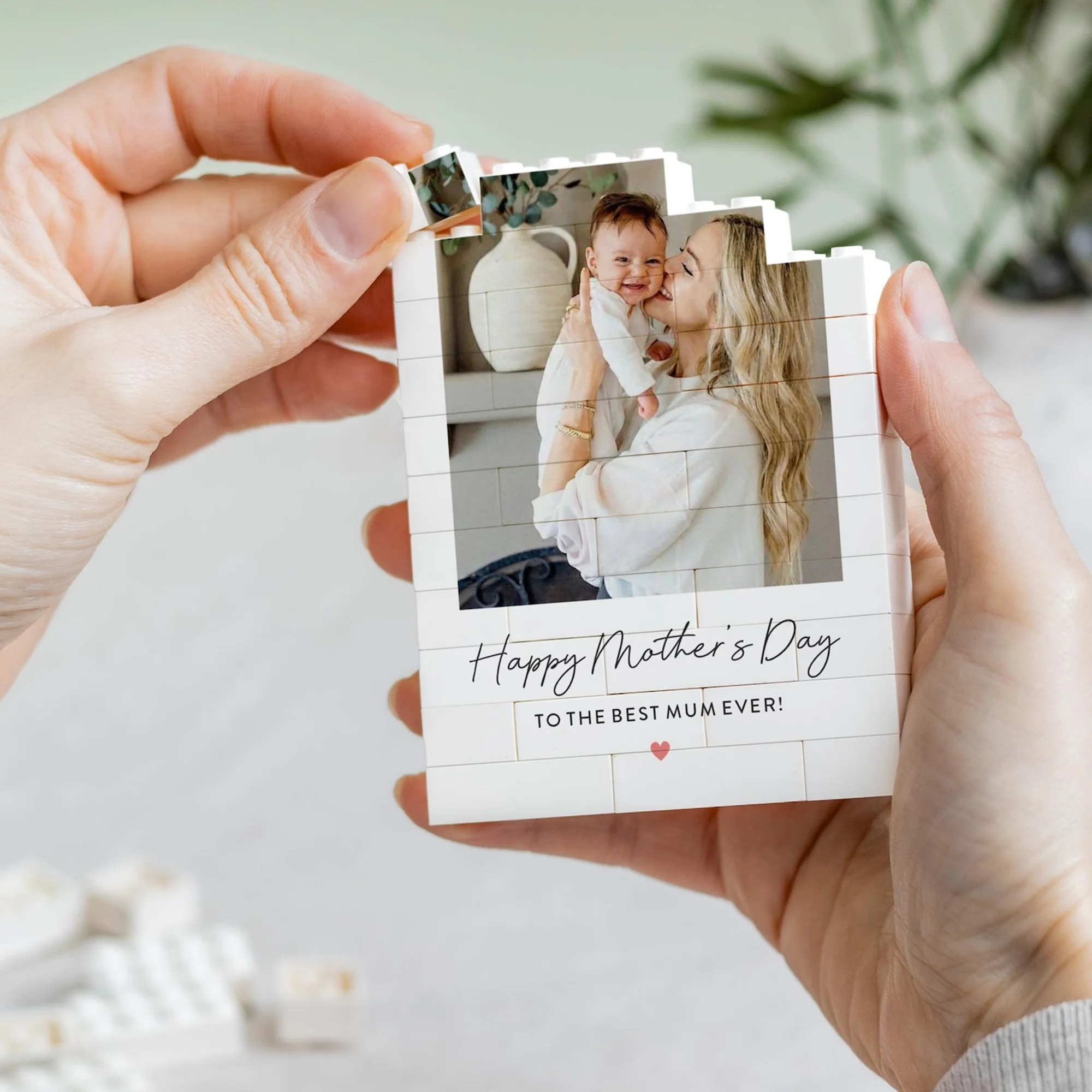 Custom Photo Happy Mother's Day Building Block - Present For New Mums, Unique Photo Keepsake HO82 901746 - Image 2