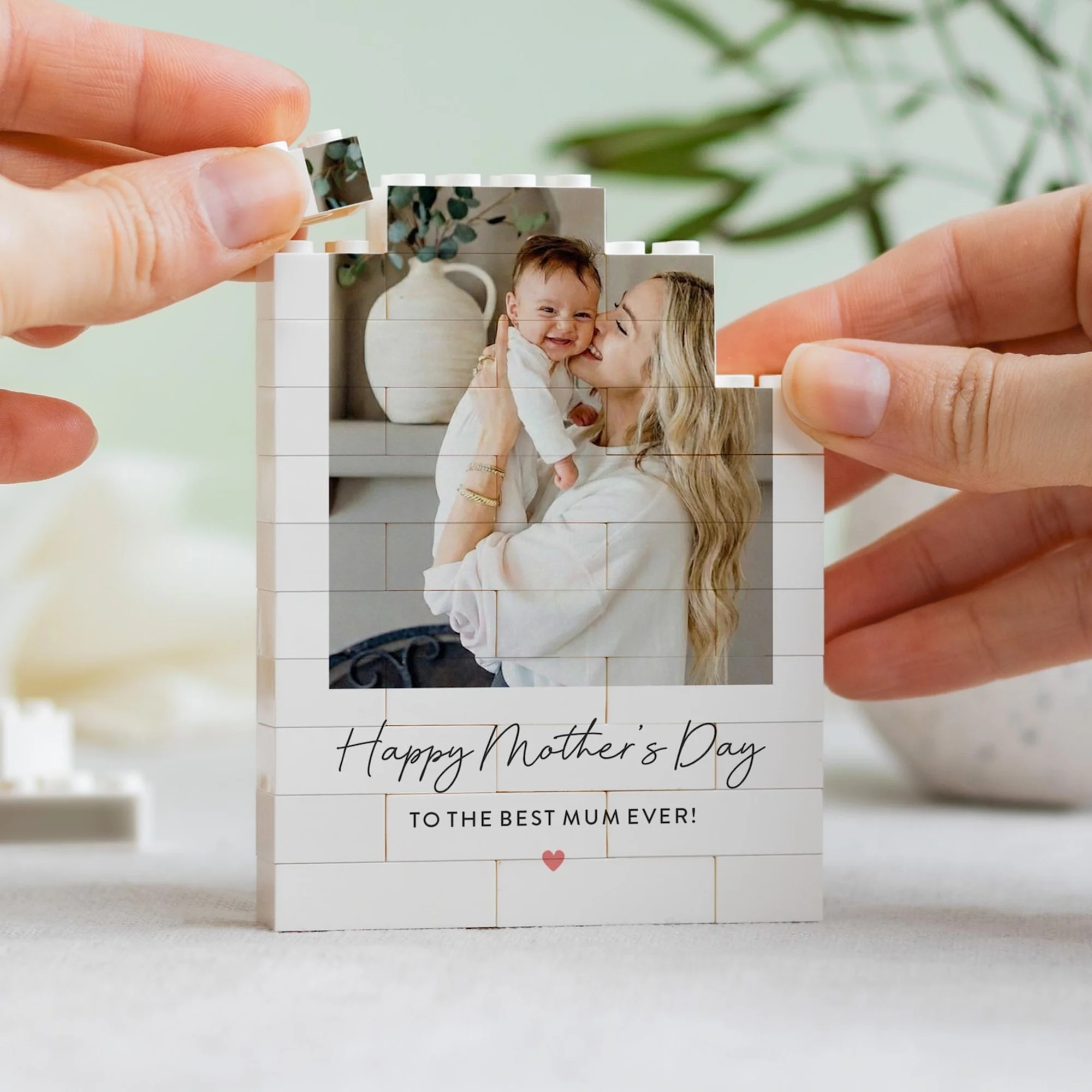 Custom Photo Happy Mother's Day Building Block - Present For New Mums, Unique Photo Keepsake HO82 901746 - Image 3