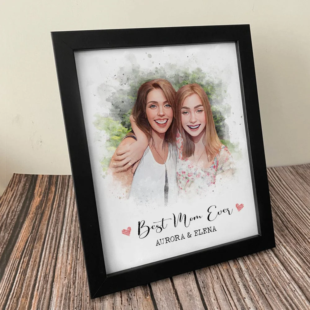 Custom Photo Happy Mother's Day Family Picture Frame T368 890360 - Image 2